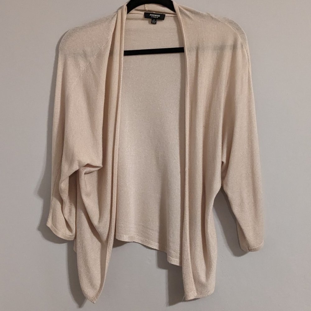 PREMISE Beige Light Sweater, SIze L
